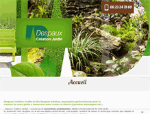 Tablet Screenshot of despaux-jardins-64.com